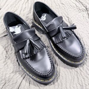 Dr. Martens ADRIAN LEATHER PLATFORM TASSEL LOAFERS